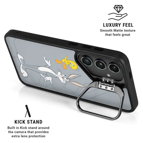 Looney Tunes Bugs Bunny Double Galaxy S25 Kickstand Case